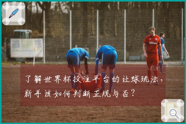 了解世界杯投注平台的让球玩法，新手该如何判断正规与否？